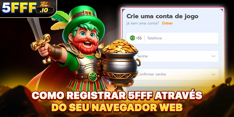 Como registrar 5FFF através do seu navegador web