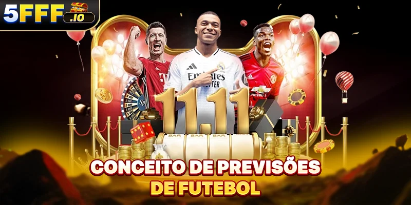 Conceito de previsões de futebol