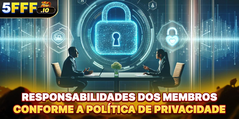 Responsabilidades dos membros conforme a política de privacidade